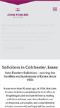 Mobile Screenshot of johnfowlers.co.uk
